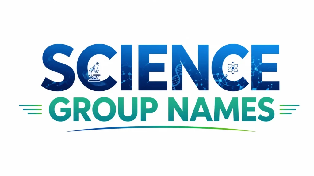 Science Group Names: Creative Ideas, Meanings, and How to Choose the Perfect One