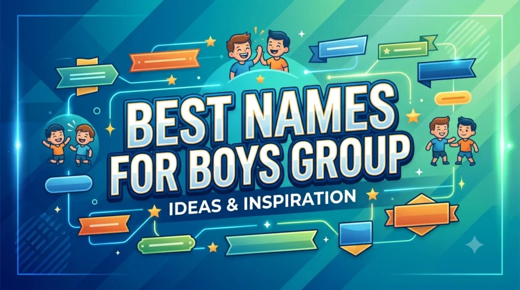 Best Names for Boys Group: Creative Ideas to Build a Strong Identity