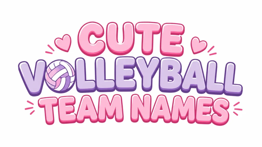 Cute Volleyball Team Names: 350+ Adorable, Funny & Creative Ideas for Every Squad