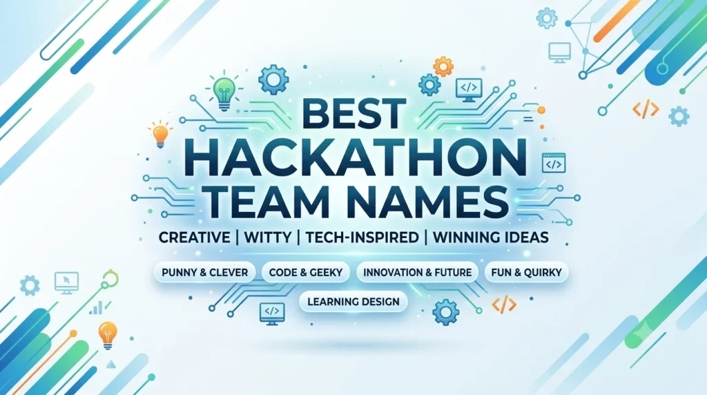 Best Hackathon Team Names: Creative Ideas to Inspire Innovation and Team Spirit